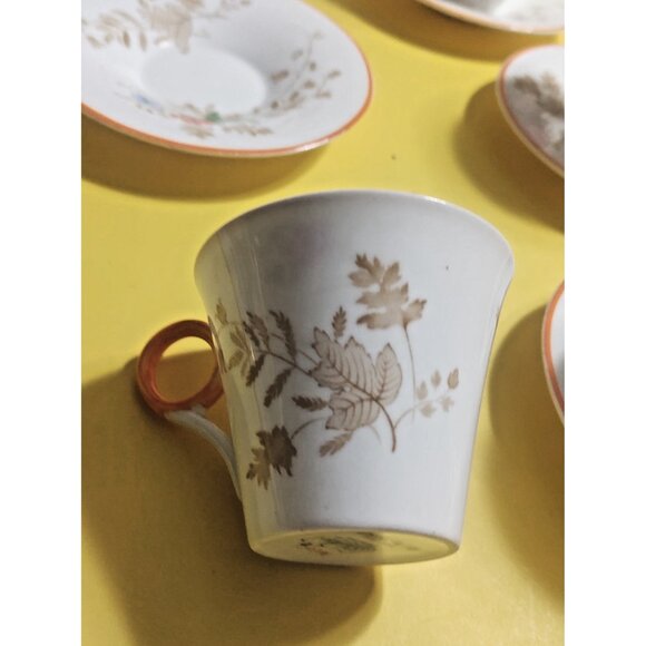 Rare Vintage Shelley Art Deco Cup and Saucer: Hand Painted REG#781613 - Picture 11 of 16